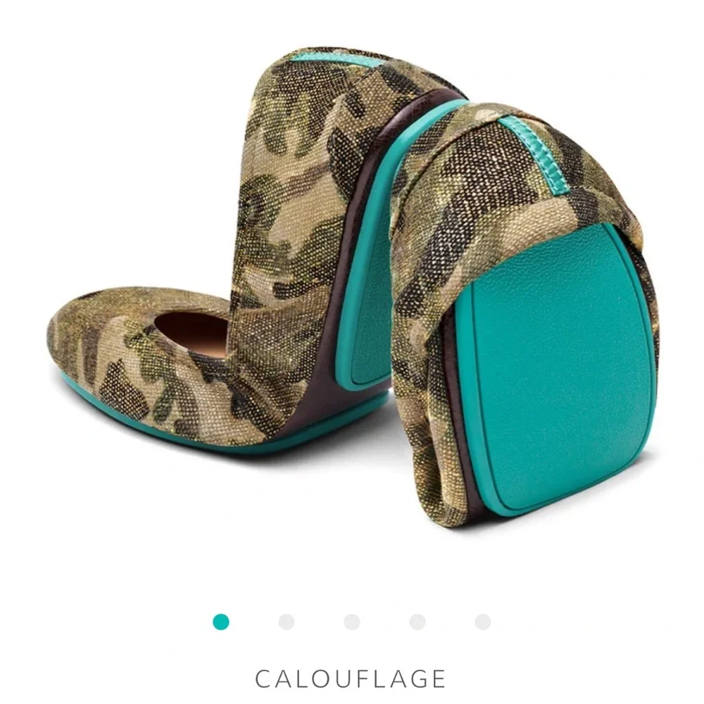 Tieks Calouflage Flats - Picture 1 of 7